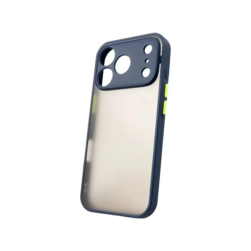 Чохол до мобільного телефона Dengos Matte iPhone 17 Pro Blue (DG-TPU-MATT-171) - фото 3