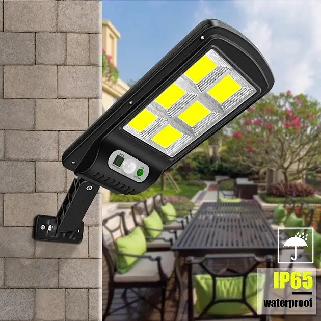 Вуличний ліхтар настіний із пультом Solar Light 6COB на сонячних батареях з датчиком руху - фото 9