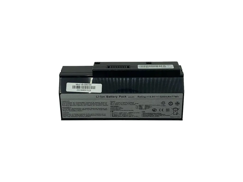 Акумулятор для ноутбука Asus A42-G73 14.8V Black 5200 mAh - фото 2