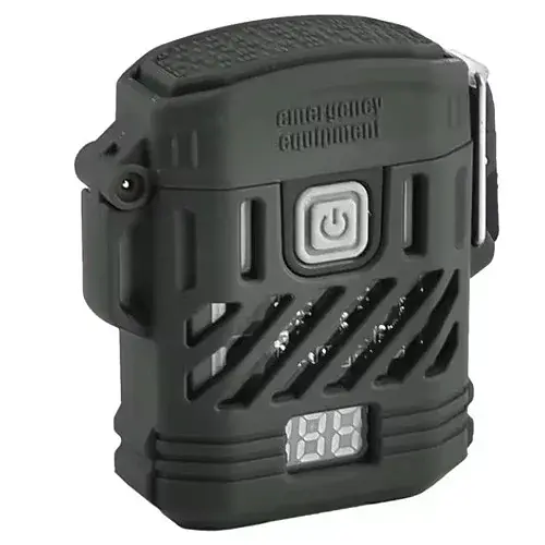Фонарь зажигалка Multifunctional D53-2LED Box LCD TypeC (3+1 режим) - фото 2