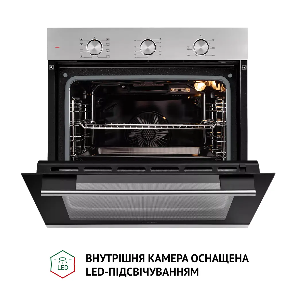 Духова шафа електрична Perfelli Diamond 6M8L Inox - фото 11