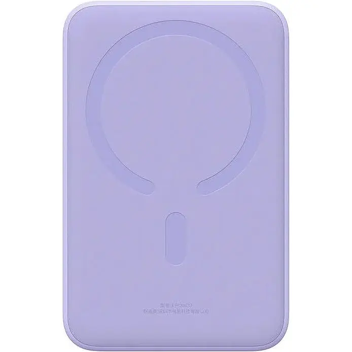 Портативный аккумулятор Baseus Magnetic Mini Wireless Fast Charge 20W 20000mAh фиолетовый (PPCX150005) - фото 2