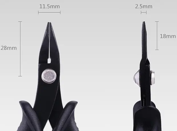 Інструмент для складання моделей PIECECOOL Primary needle-nosed pliers Black T-JZQ05 - фото 4