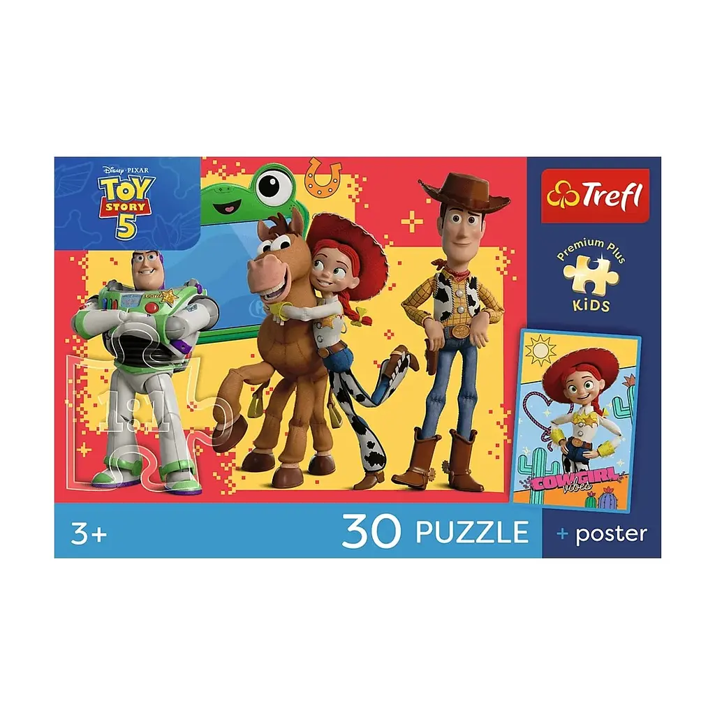 Пазл Trefl Premium Plus Kids Toy Story 5 Пригоди іграшок 30 елементів (5900511183443) - фото 4