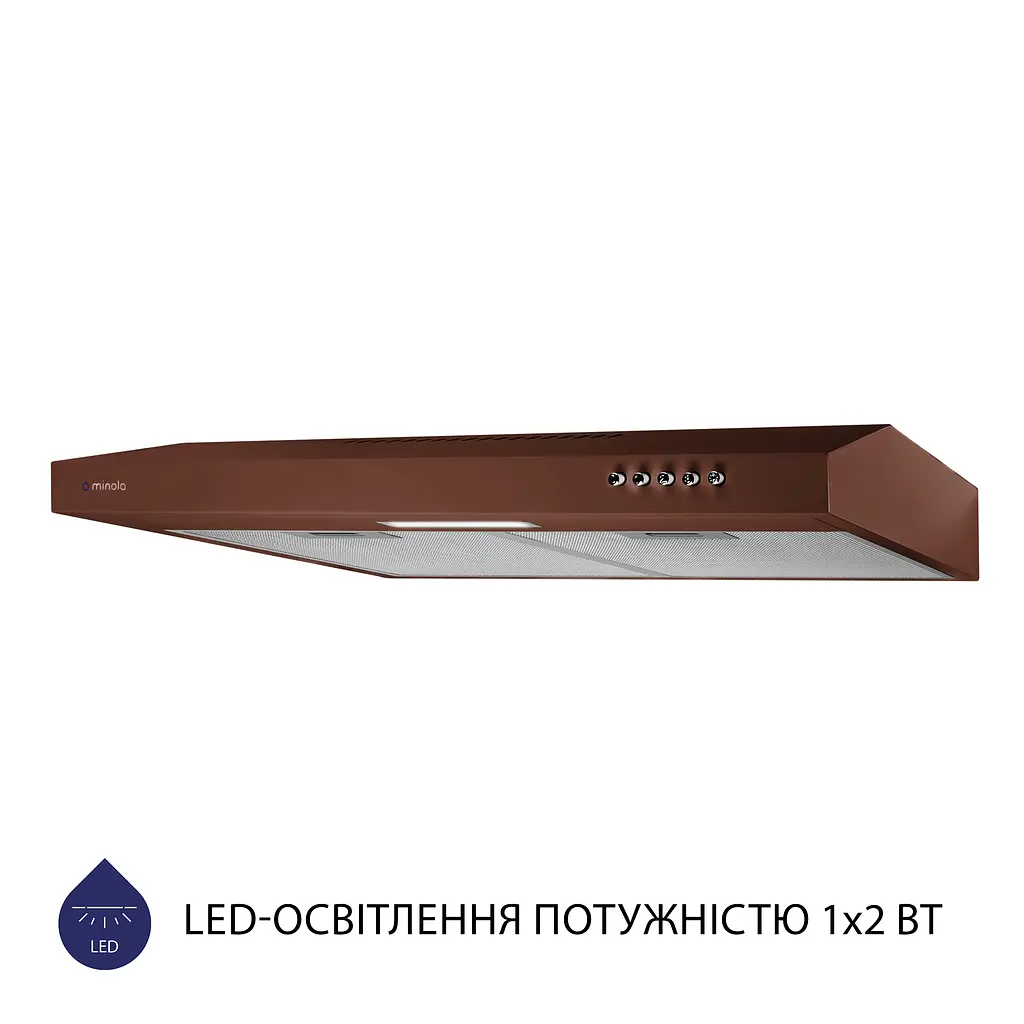Витяжка плоска MINOLA HPL 613 BR - фото 4