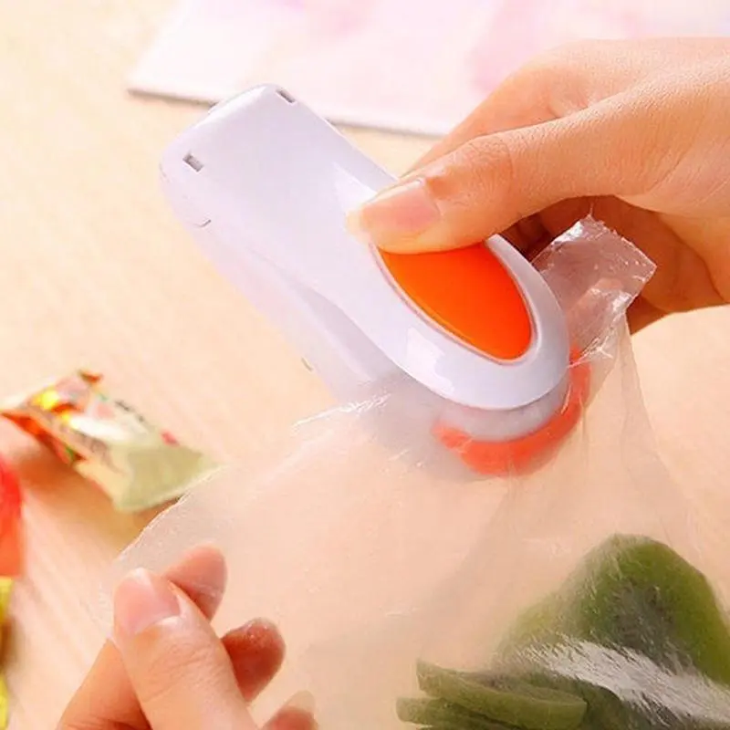 Ручний міні зварювач пакетів Korea Type Mini Sealing Білий, Kitchen Master 84959 - фото 4
