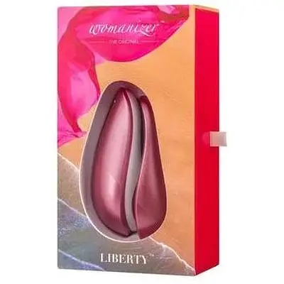 Вакуумный клиторальный стимулятор Womanizer Liberty Pink - фото 5