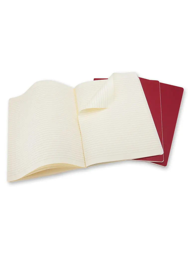 Записник Moleskine Cahier великий, Лінійка Бордо (CH121) - фото 3