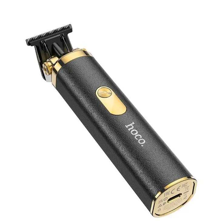 Машинка для стрижки волосся Hoco HP22 Retro engraving electric hair clipper Black - фото 3