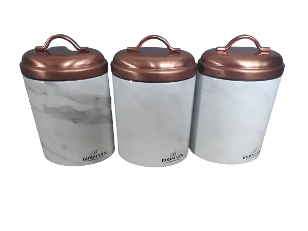 Набір ємностей для зберігання продуктів Bohmann BHG 01-382 3шт - фото 2