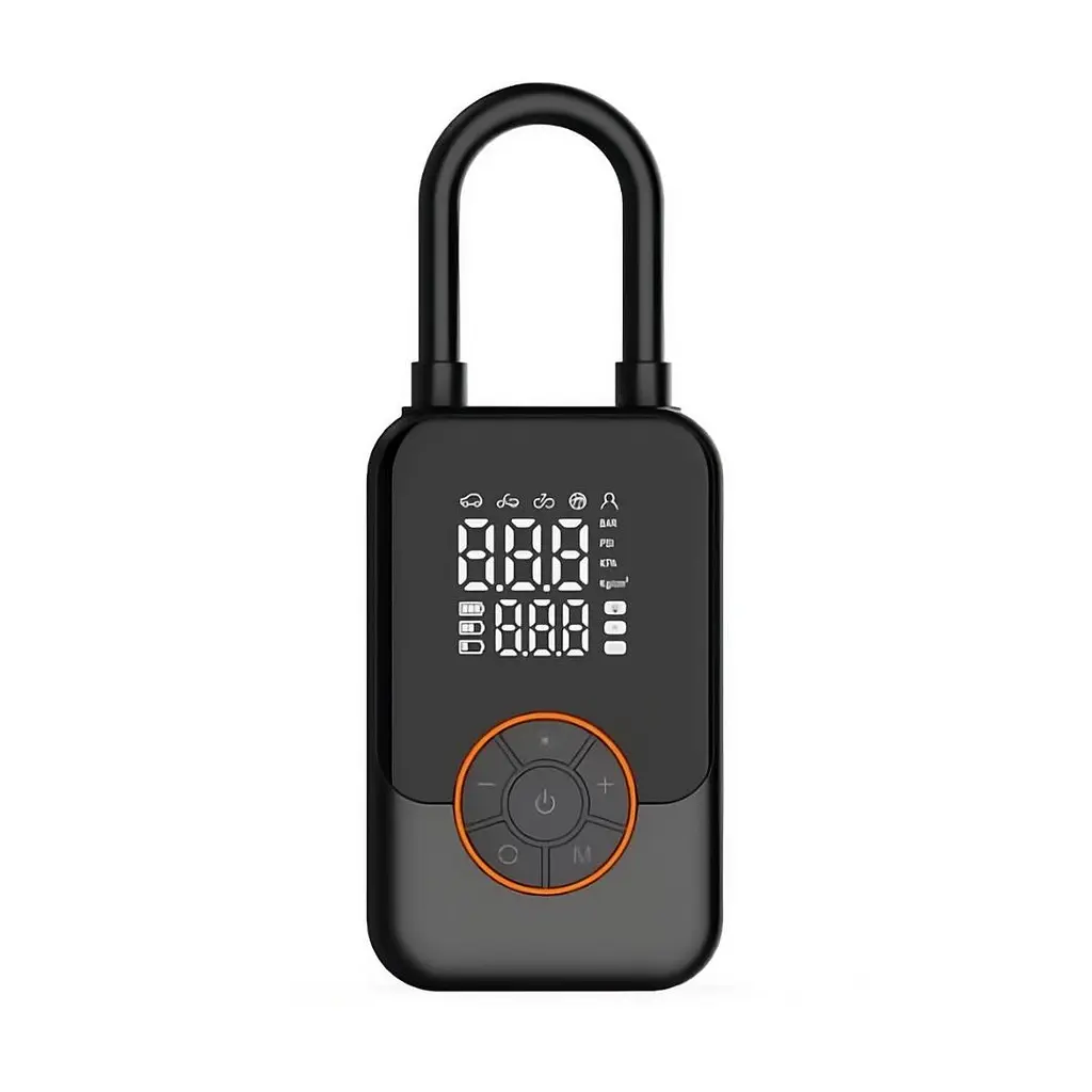 Портативный компрессор Yaoen 221 USB+DC 150PSI 3000mAh (YPSBU3015B 5361) Черный - фото 9
