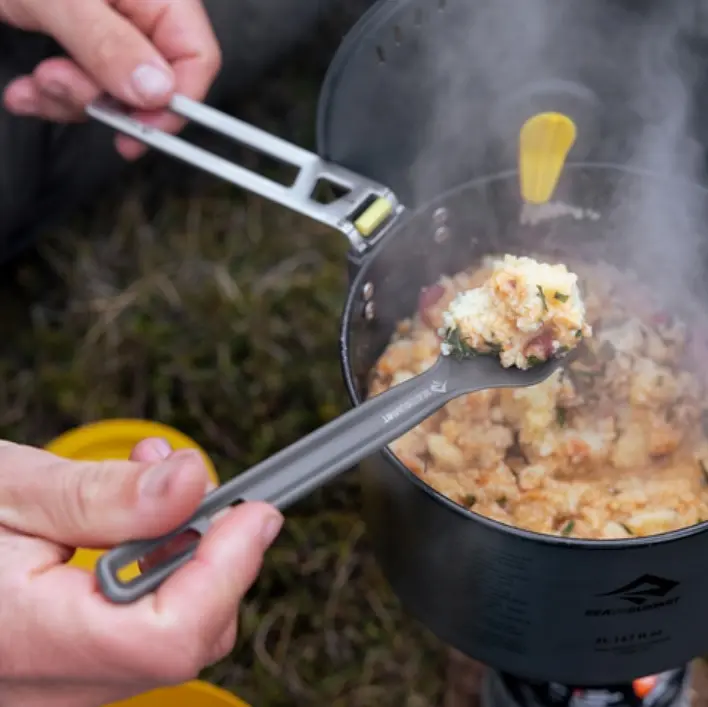 Ложка удлиненная Sea to Summit Frontier UL Long Handle Spoon Темно-серый - фото 2