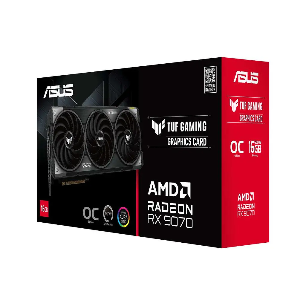 Видеокарта Asus TUF-RX9070-O16G-GAMING - фото 11