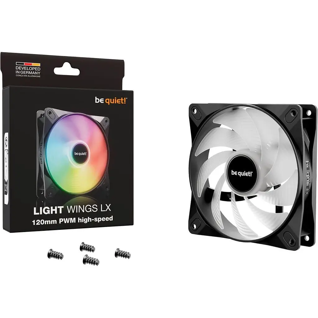 Вентилятор Be quiet! LIGHT WINGS LX 120mm PWM high-speed (BL123) - фото 4