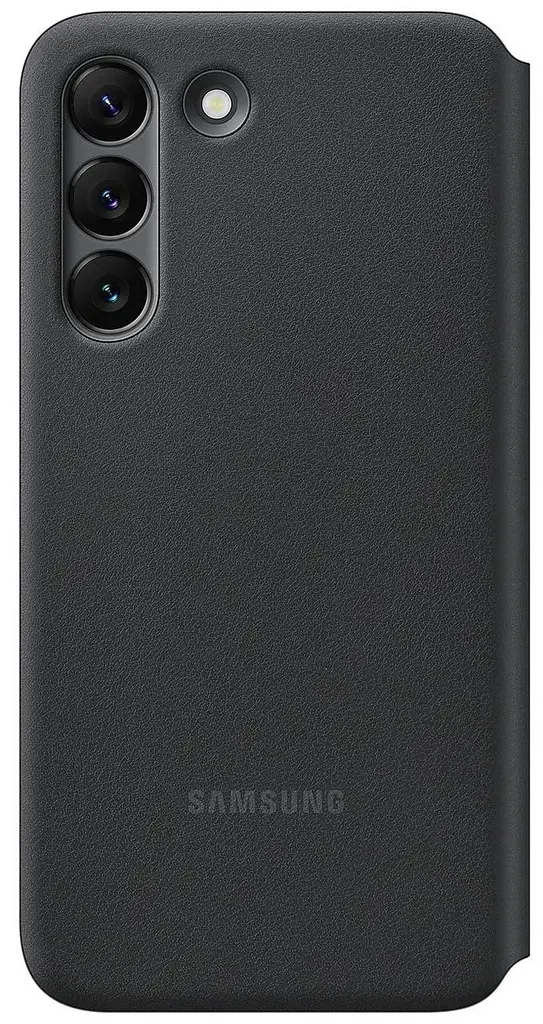 Оригінальний чохол-книжка Smart LED Wallet View Cover для Samsung Galaxy S22 Чорний (EF-NS901PBEGRU) - фото 2