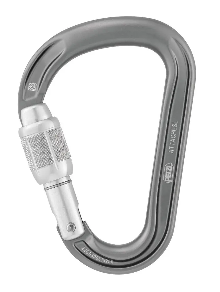 Карабін Petzl Attache Screw-Lock Grey (1052-M038AA01) - фото 2