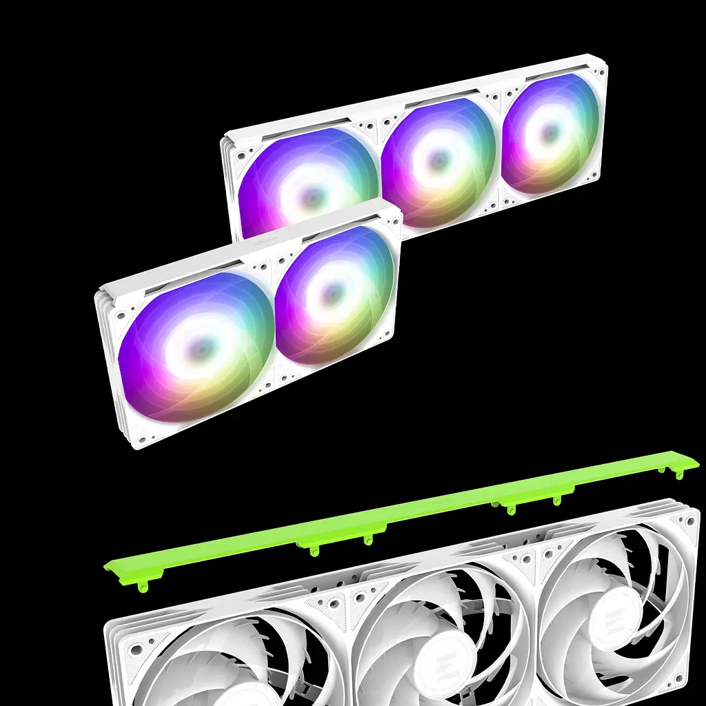 Zalman Система рідинного охолодження Alpha 2SE A24 ARGB, LGA1851, 1700, 1200, 115x, AM5, AM4, TDP 320W, білий - фото 6