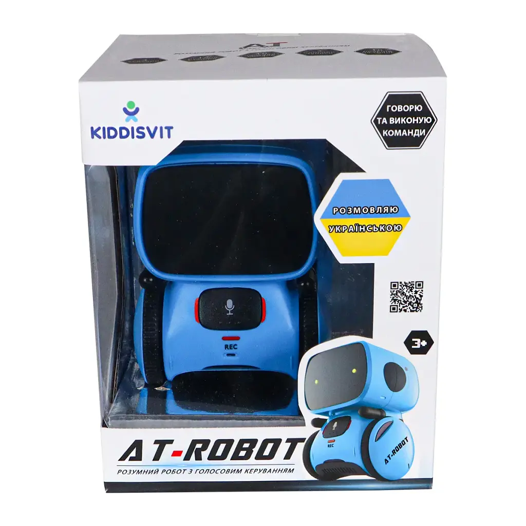 Інтерактивна іграшка AT-Robot робот з голосовим керуванням синій, український (AT001-05-UKR) - фото 2