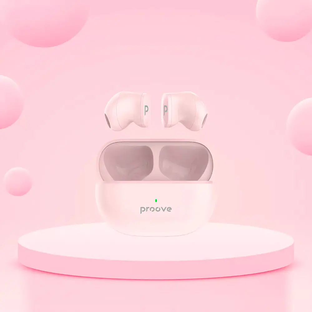 Наушники Proove Mainstream Mini TWS Peach (TWMM00010014) [104468] - фото 4