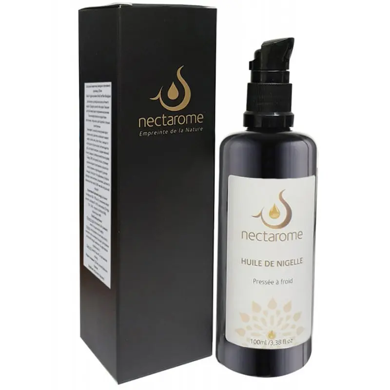 Олія нігели (чорного кмину) холодного пресування Nectarome Huile de Nigelle présse à froid (Nigella sativa) 100 мл