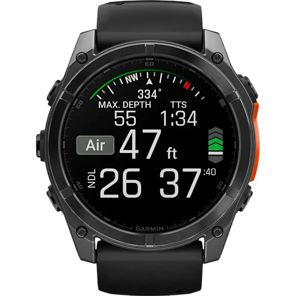 Смарт-годинник Garmin Fenix 8 AMOLED 51mm Slate Gray with Black Silicone Band (010-02905-00) [115050] - фото 10
