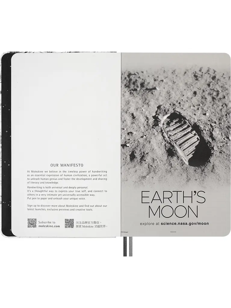 Записник Moleskine NASA середній, Лінійка в подарунковому боксі (SKBOXL7063S1) - фото 5
