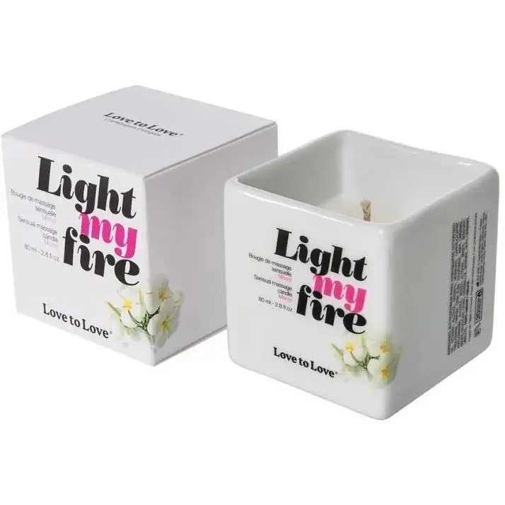 Масажна свічка Love To Love Light My Fire Monoi (80 мл) - фото 3