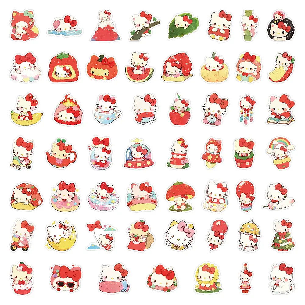 Стікерпак Набір наклейок GeekLand Hello Kitty Хелло Кітті 55 штук SP HK 03 - фото 2