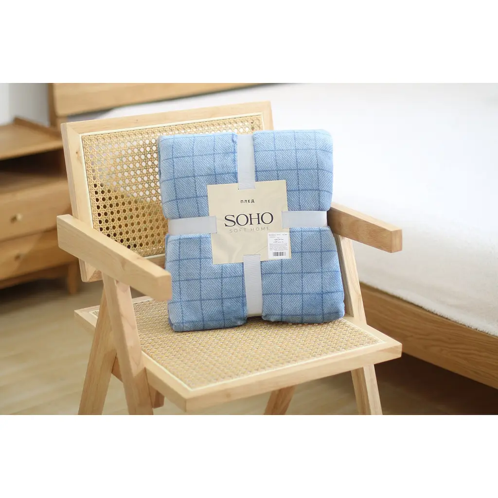 Плед Soho Sweet Light Gray 200х220 см (2  Sweet Light Gray) - фото 3