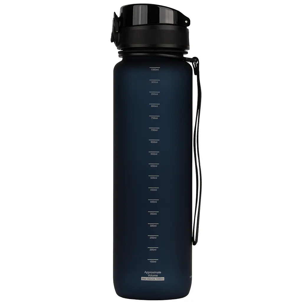 Бутылка Uzspace Colorful Frosted 3038 1000 мл, Dark Blue - фото 2