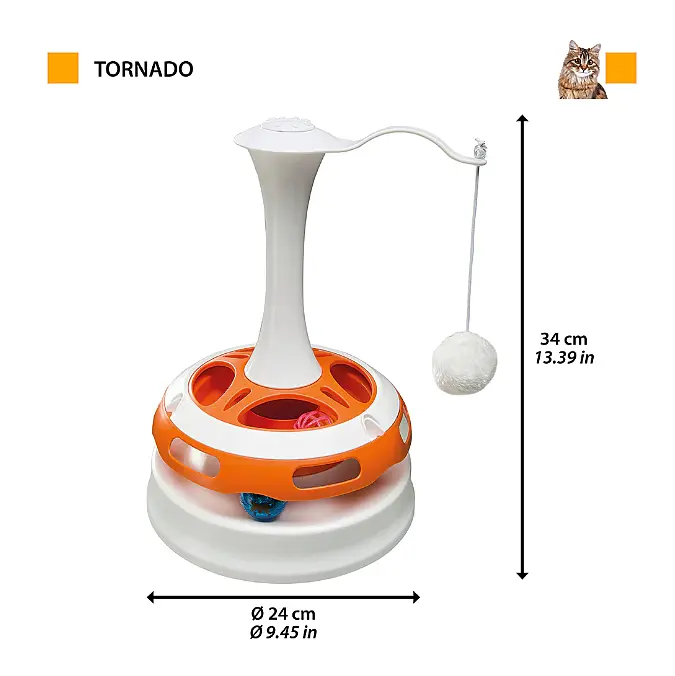 Іграшка для котів Ferplast Tornado Ø 24x34 см 85100200 - фото 2