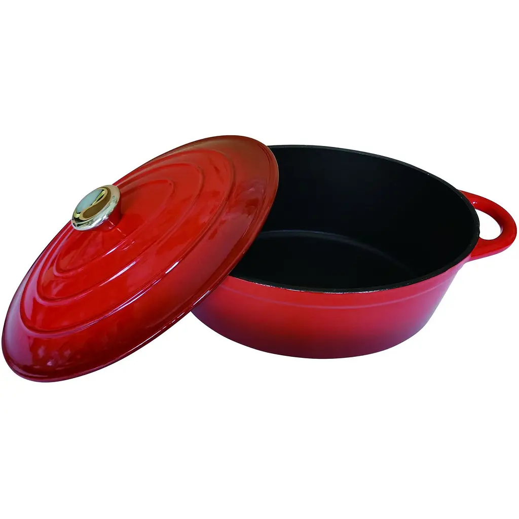 Гусятниця Ringel Essen Ростер, з кришкою, 30х23х11 см, 4,5 л, червона (RG-2308-30) - фото 3