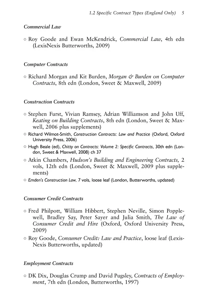 Contract Law: An Index and Digest of Published Writings - фото 12