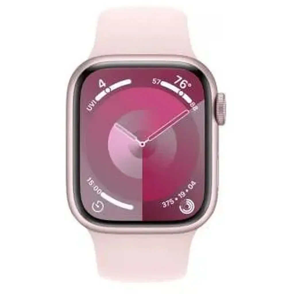 Смарт-годинник Apple Watch Series 9 GPS 41mm Pink Aluminum Case w. Light Pink Sport Band - M/L (MR943) - фото 2