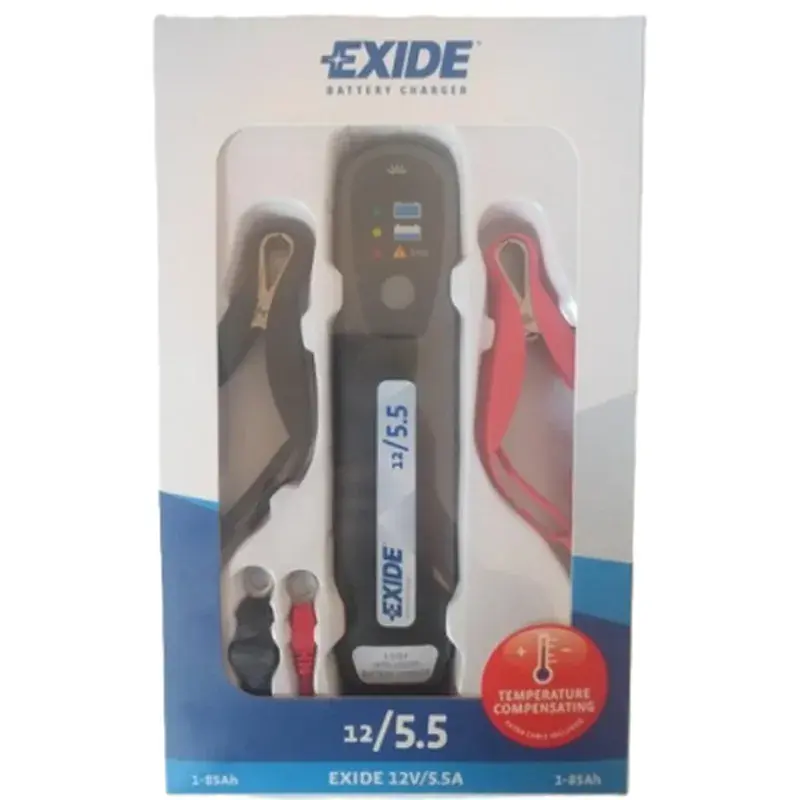 Зарядний пристрій для автомобільного акумулятора EXIDE 12/5.5 - фото 2
