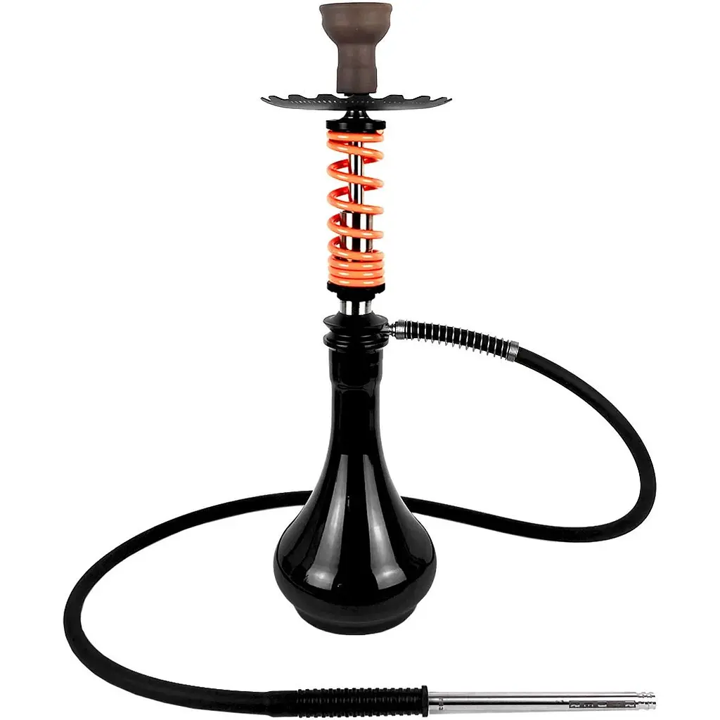Кальян Trumpet Hookah Rider S Orange (колба Drop Black) - фото 2