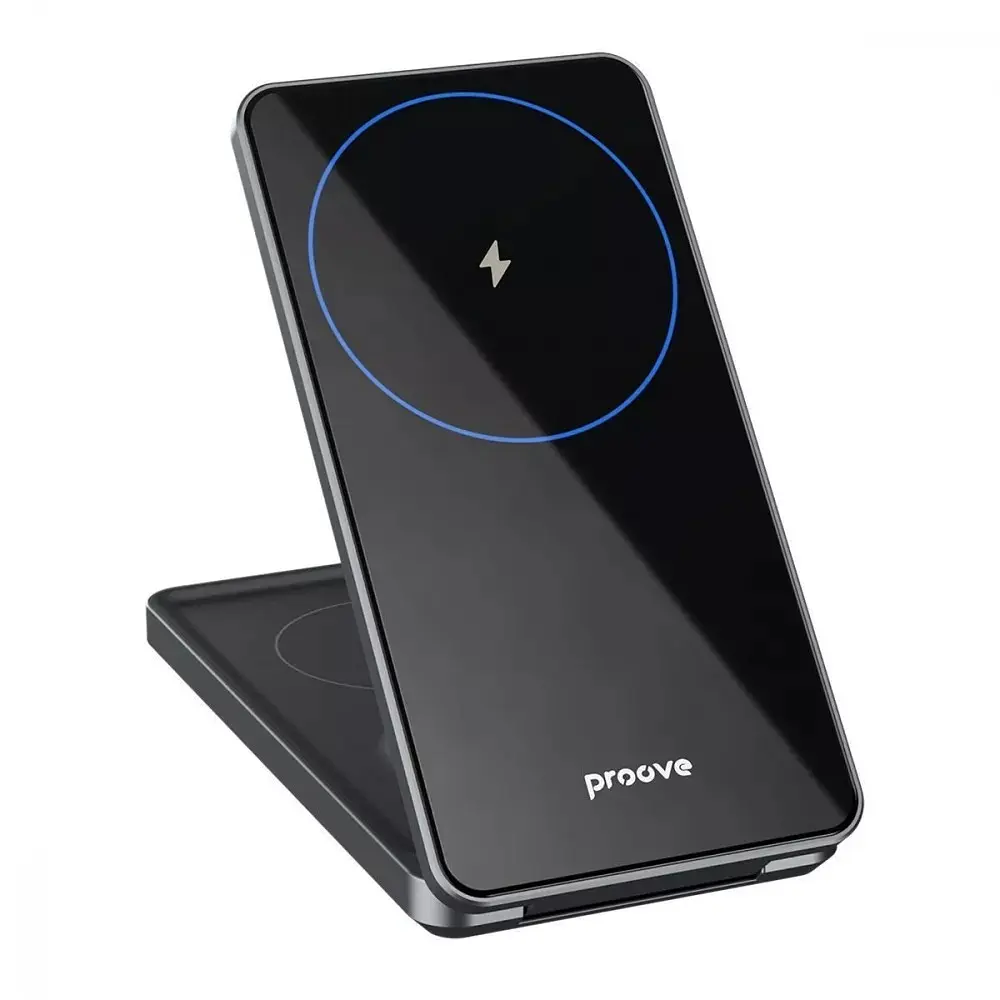 Бездротовий зарядний пристрій Proove Metal Edge 3in1 15W Gray (WSME15010003) - фото 4