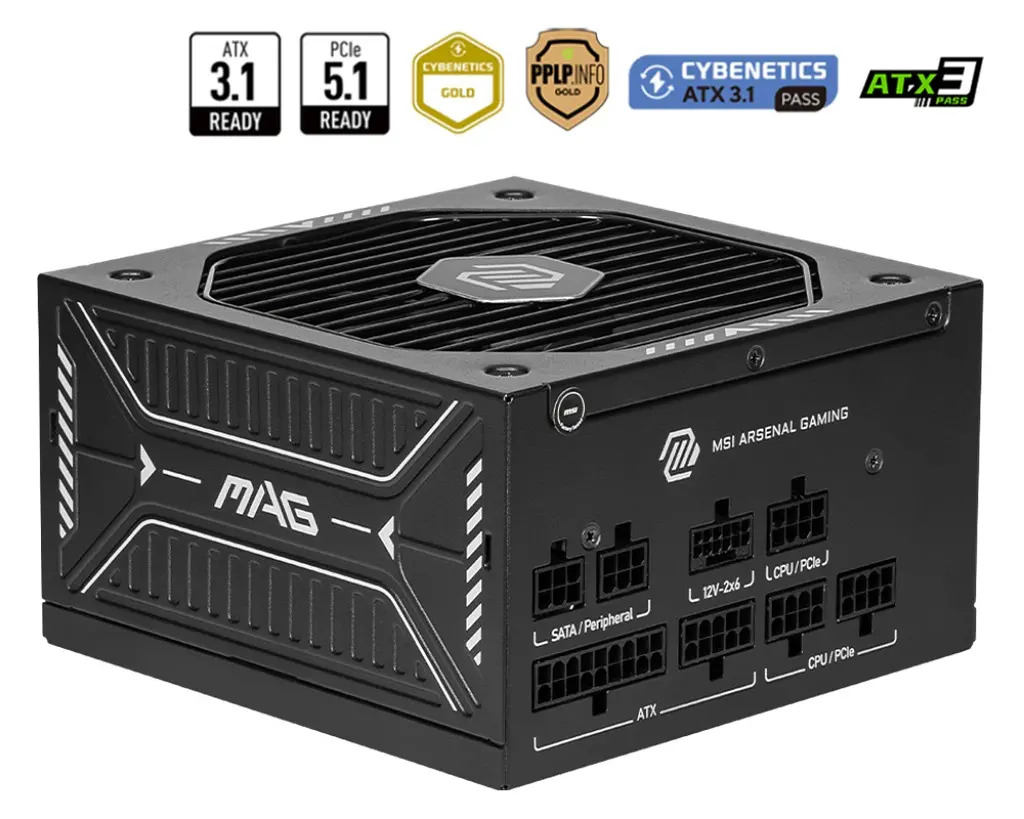 Блок питания MSI MAG A750GLS PCIE5 750W - фото 5