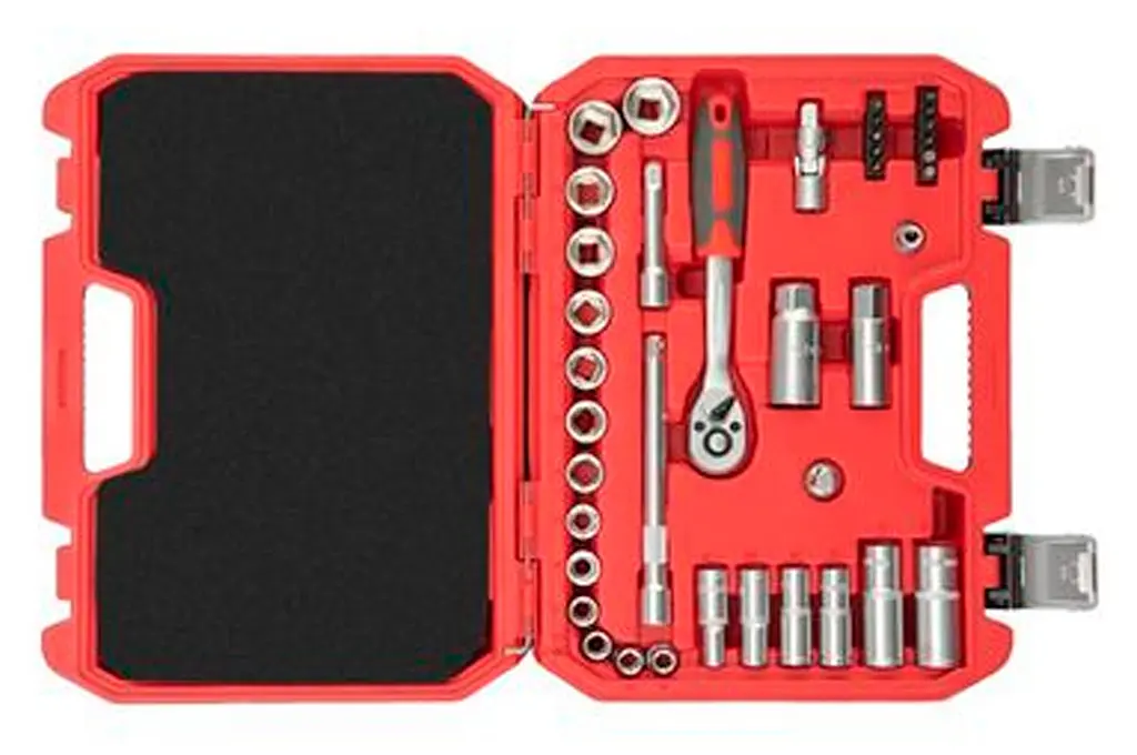Набір інструментів Intertool RED 39 од., 3/8" (ET-9039) - фото 2