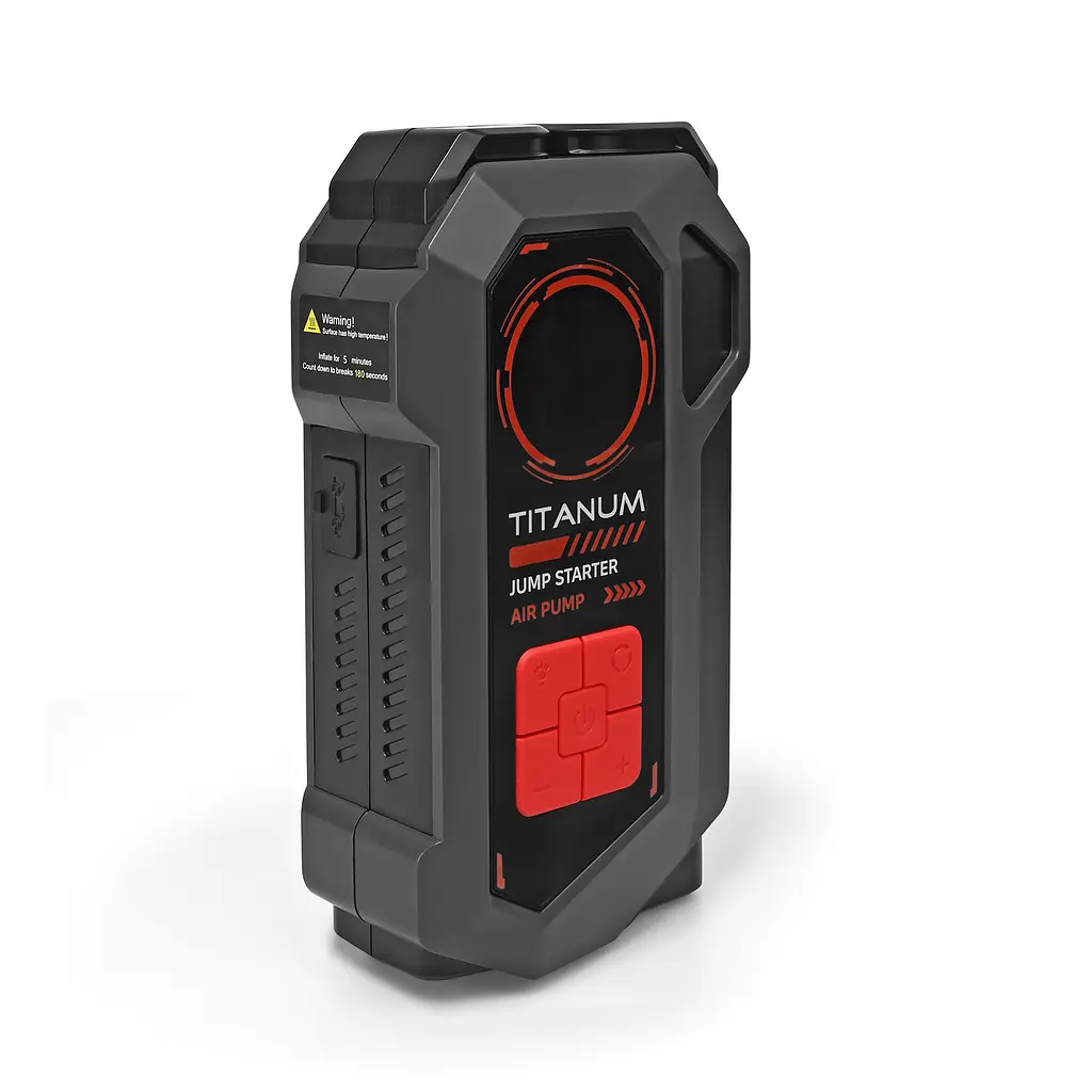 Пускозарядний пристрій 4в1 TITANUM JSQ18 2000A 10000mAh TITANUM (29311-000) - фото 4