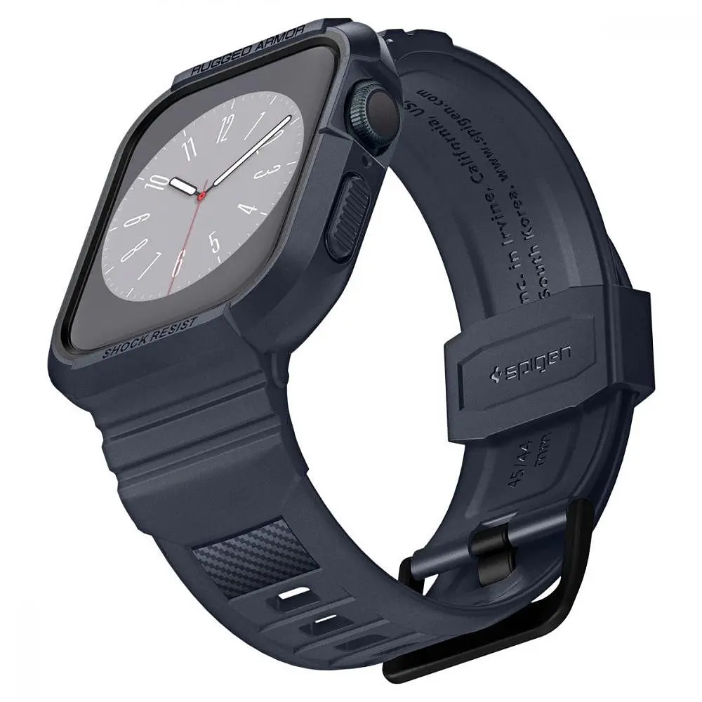 Ремінець Spigen для Apple Watch SE/6/5/4, 44 мм Rugged Armor Pro 2 в 1, Charcoal Gray (ACS00819) - фото 8