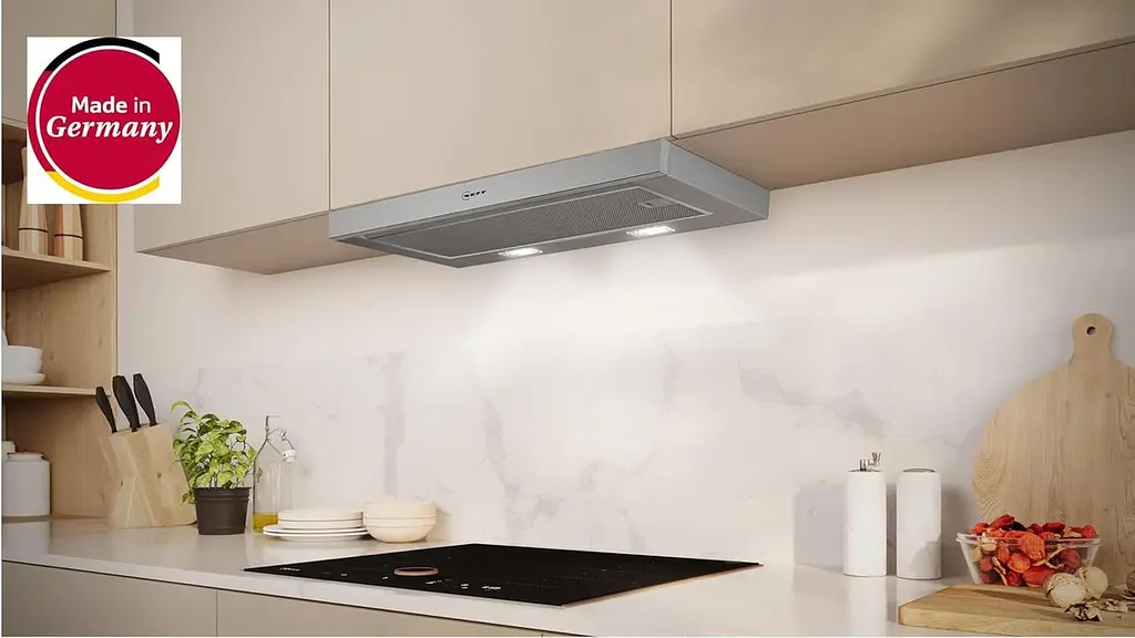 Витяжка з плоским екраном NEFF D46BR12X6 N 30 60 см Екстрактор або рециркуляційний сріблястий металік [Клас енергії C] - фото 4