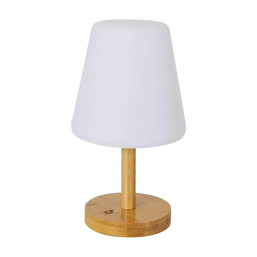 Ліхтар Bo-Camp Cambridge Rechargeable 200 Lumen Bamboo/White (5818792) - фото 2