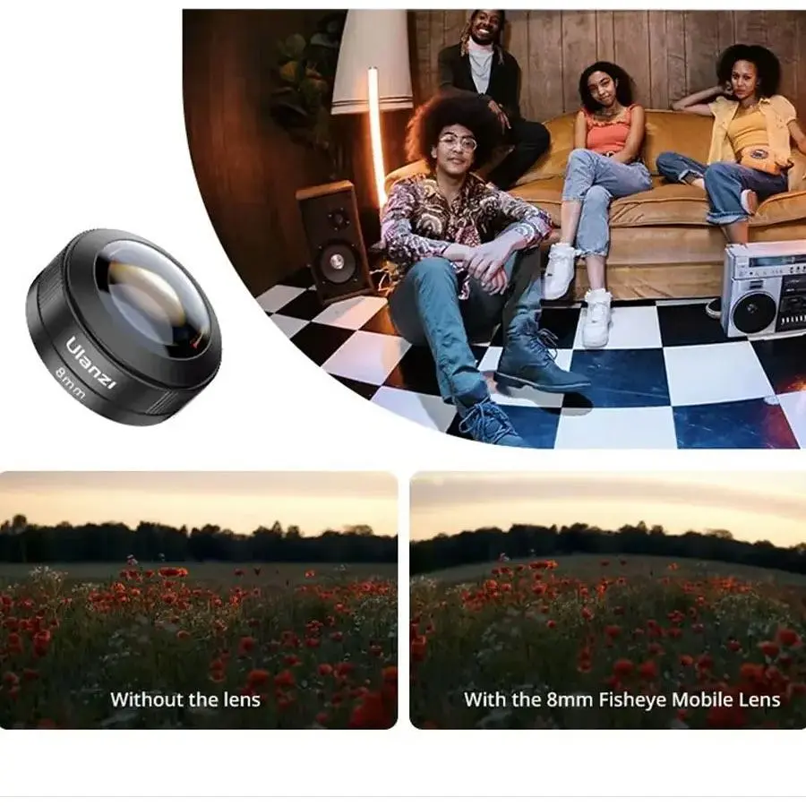 Об'єктив `Риб'яче око` для смартфона Ulanzi CL-004 8mm (F007) [161552] - фото 4