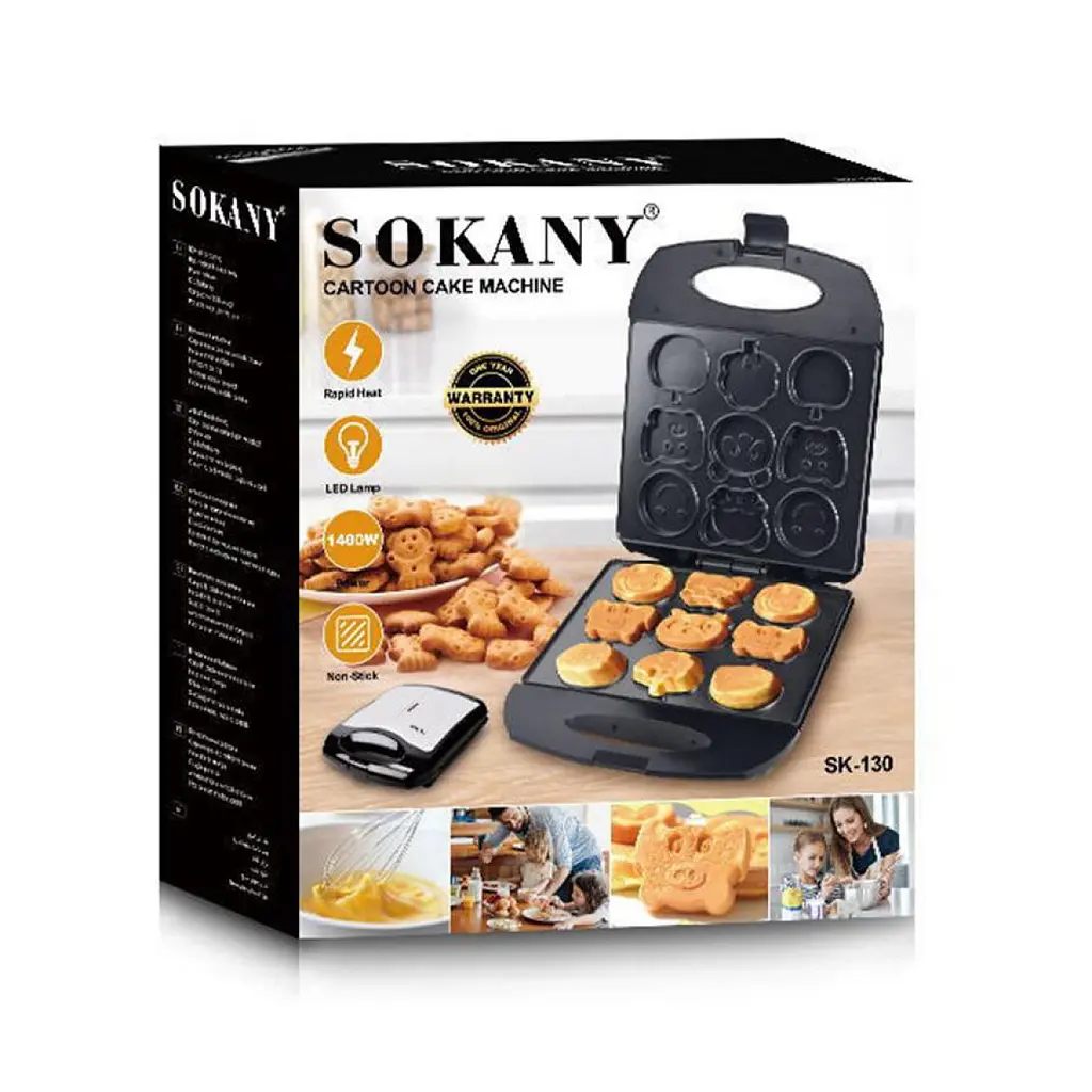 Вафельница Sokany SK-130 - фото 5