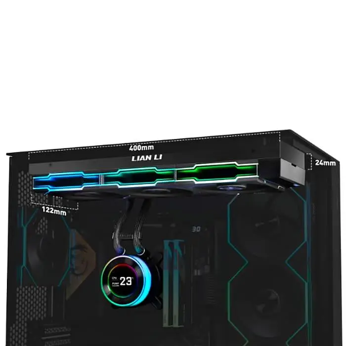 СВО Lian Li HydroShift II LCD-C 360CL Black (G89.GHS2LCD36RB.00) - фото 3