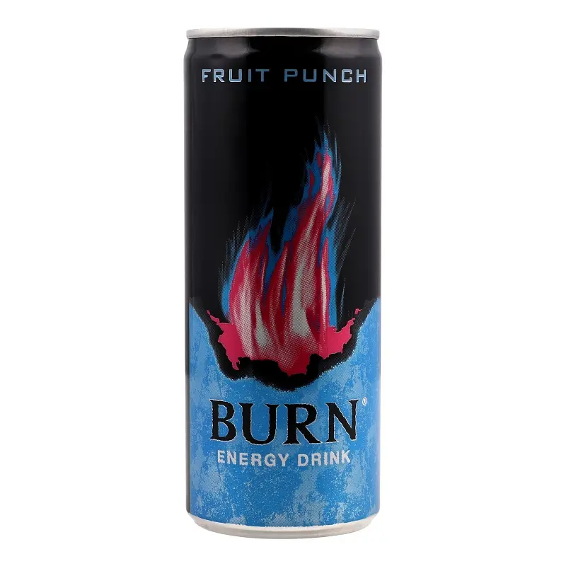 Напій енергетичний безалкогольний Burn Fruit Punch з/б 250 мл
