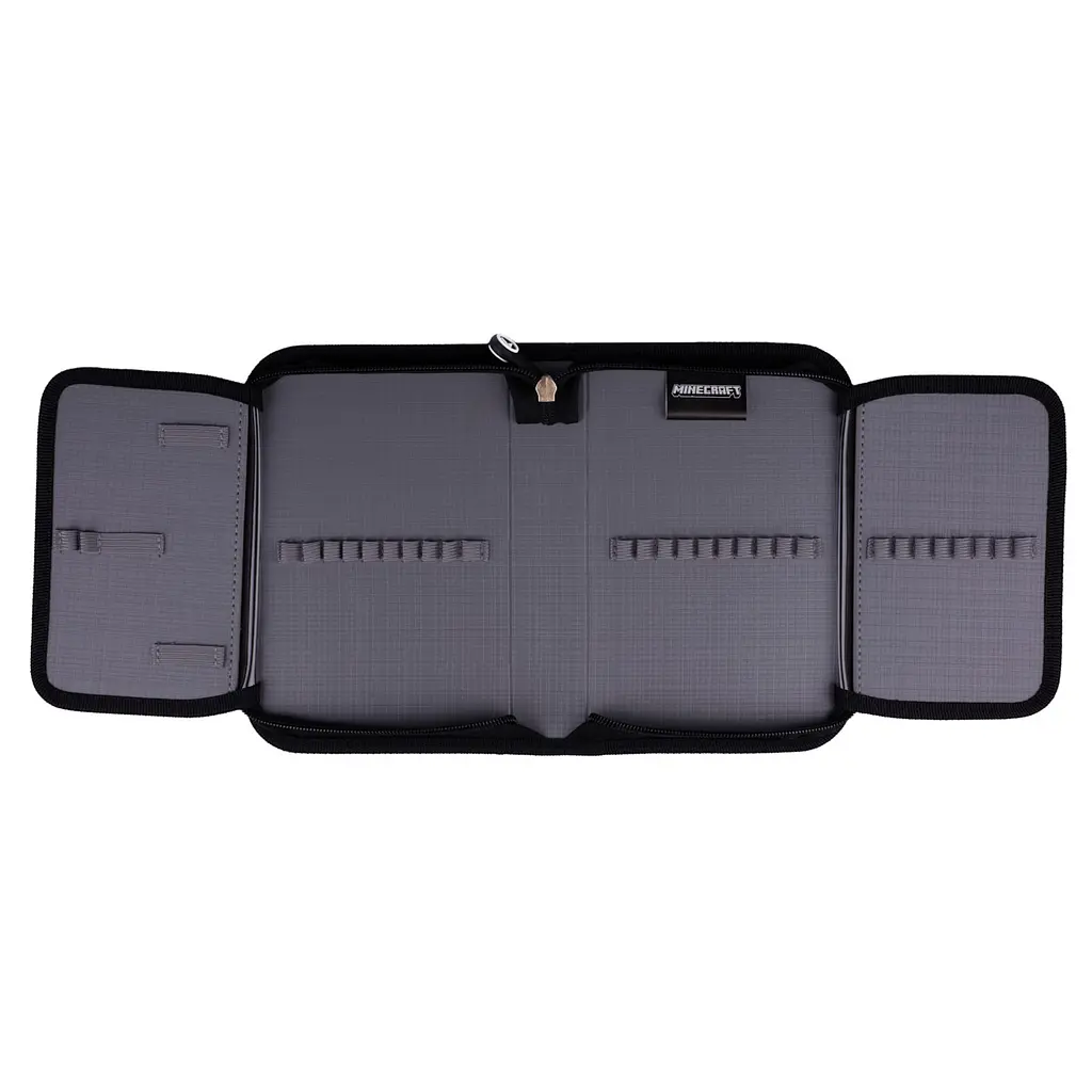 Шкільний пенал твердий одинарний з двома клапанами Yes Minecraft Icons HP-04 - фото 4