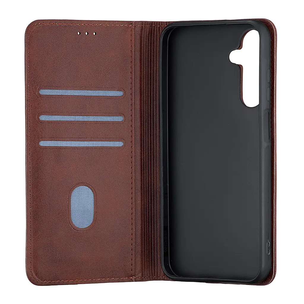 Чохол-книжка Premium Samsung A5 (A256) Dark Brown - фото 2