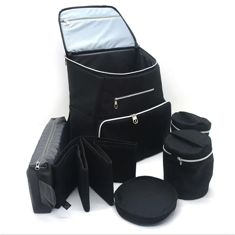 Рюкзак-органайзер Zoo-hunt Азарт 22х35х40 см с дорожным набором для собак черный - фото 6